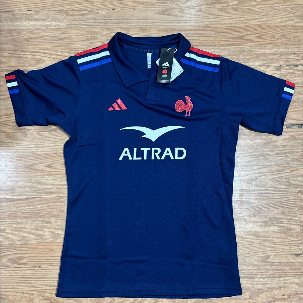 Adidas Dark Blue Jersey with Red and Blue Accents